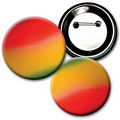 2" Diameter Button w/ Changing Colors Lenticular Effects - Yellow/Red/Green (Blank)
